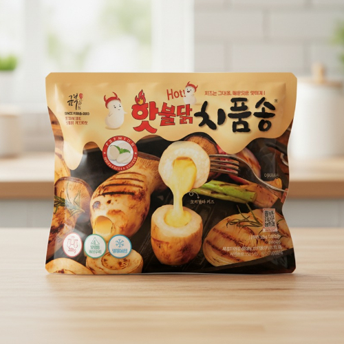 금복상회 [금복상회 핫불닭 치품송] 매콤 간편 에어프라이어 7분 캠핑 홈파티 술안주 무료배송